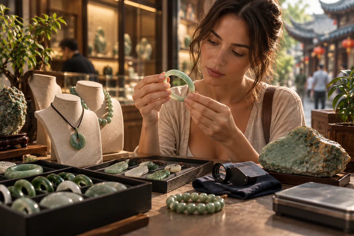 Ouverture de l’article sur l’achat d’un bijou en jade