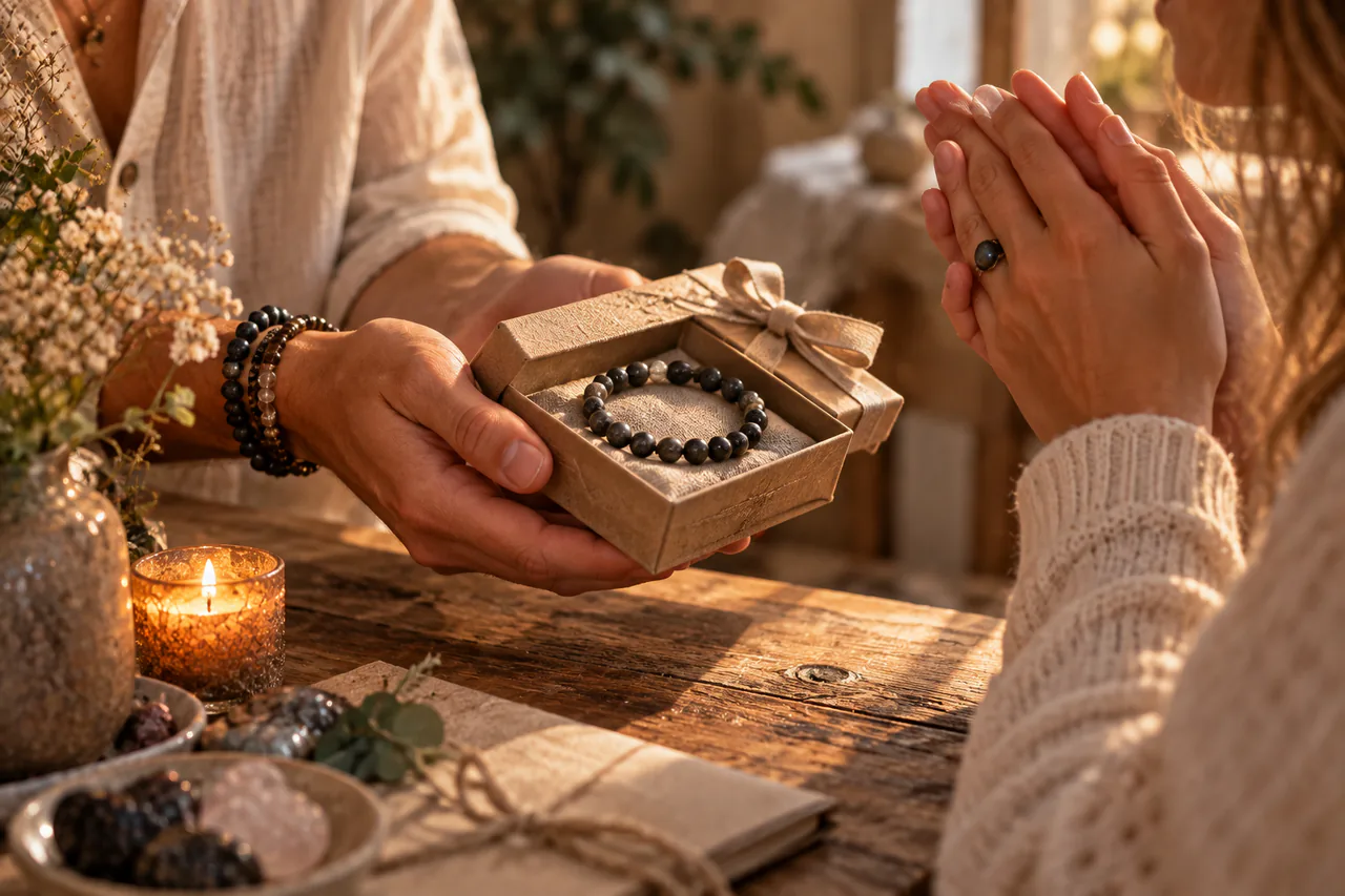 Vue accompagnant le passage sur le bracelet que l’on offre