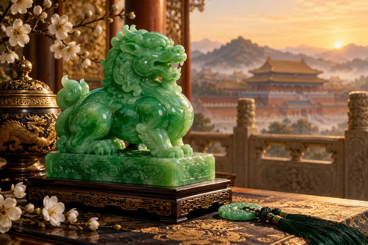 Section sur ce que le commerce appelle jade impérial