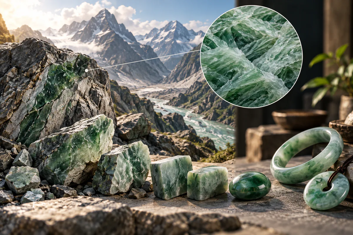 Bandeau d’ouverture : comment se forme la pierre de jade