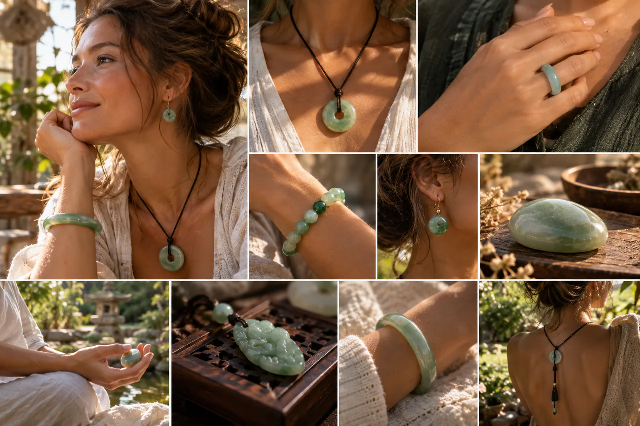 En-tête de l’article sur la façon de porter un bijou en jade au quotidien