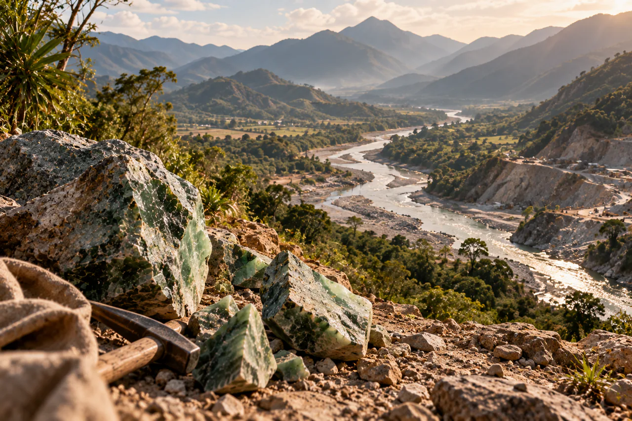 Section sur la vallée du Motagua, au Guatemala