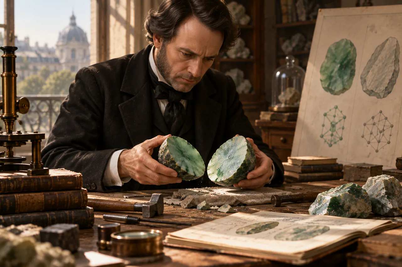 Section historique sur Alexis Damour et la coupure de 1863
