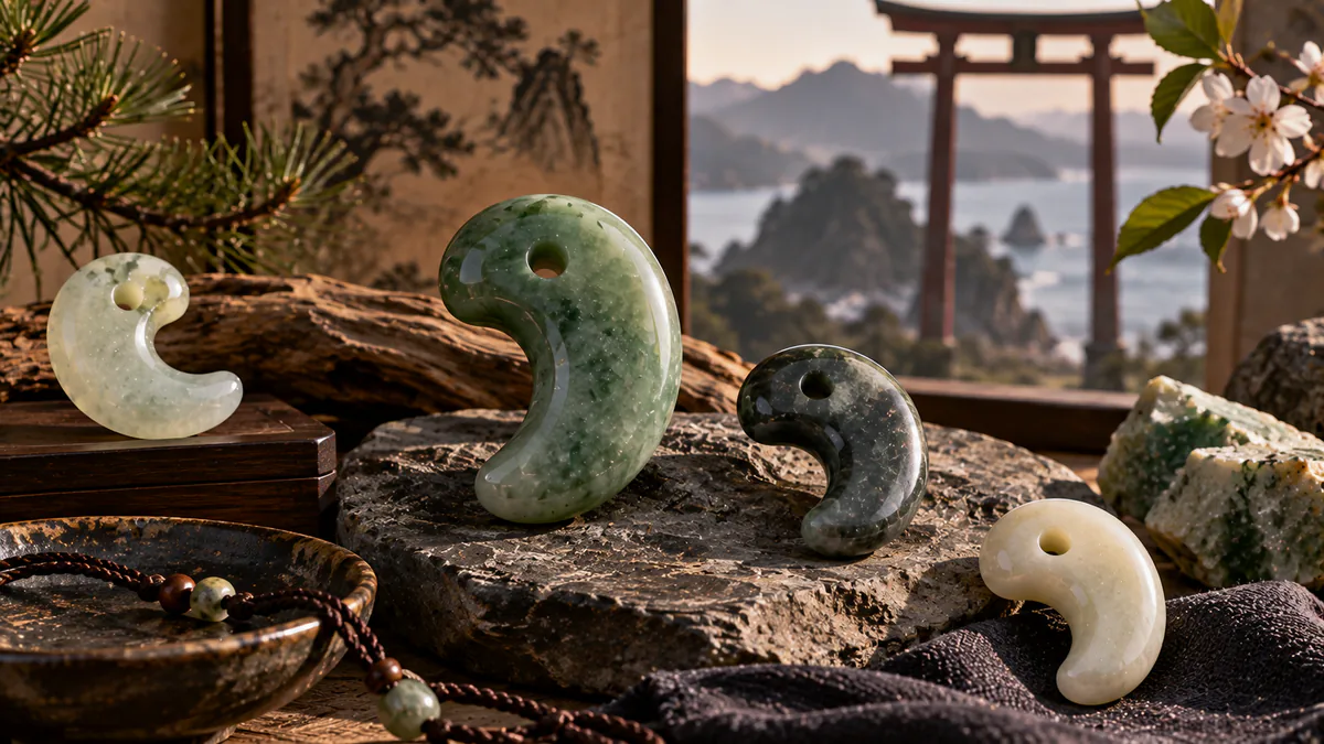 Figure des magatama, ces perles recourbées