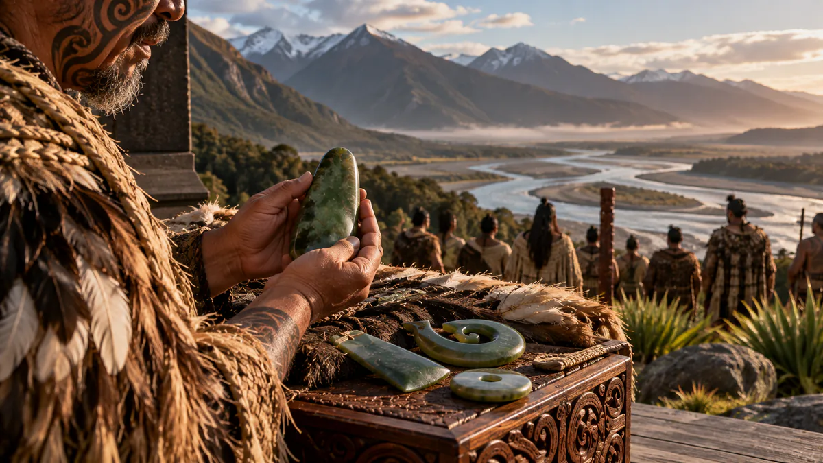 Section sur la propriété du pounamu dévolue à Ngai Tahu