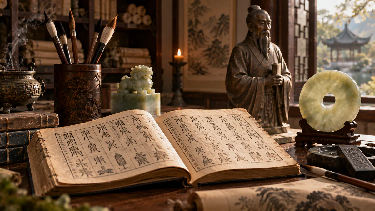 Section sur le Shuowen Jiezi de Xu Shen