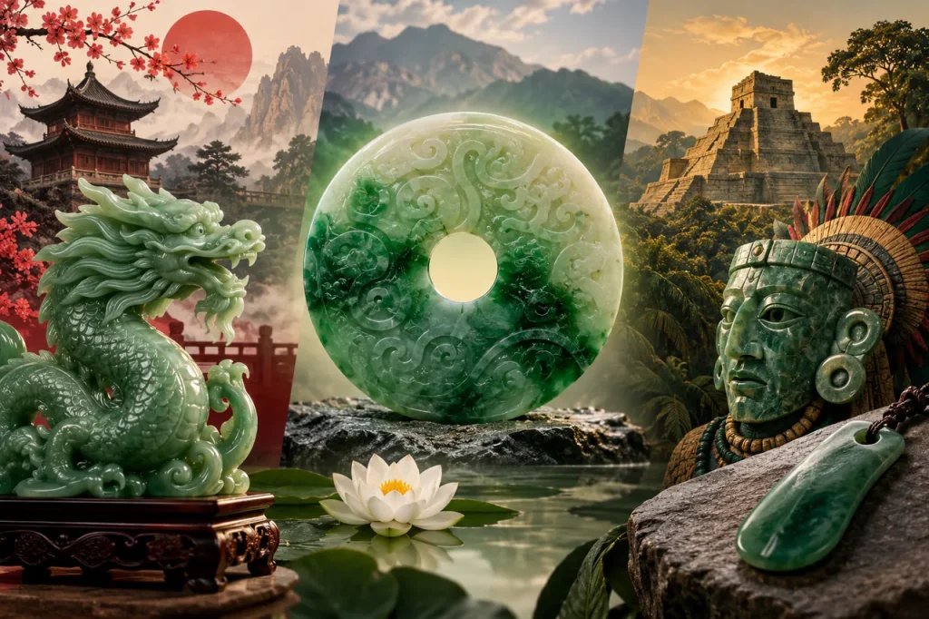 En-tête de l’article consacré à la signification du jade en Chine et en Mésoamérique