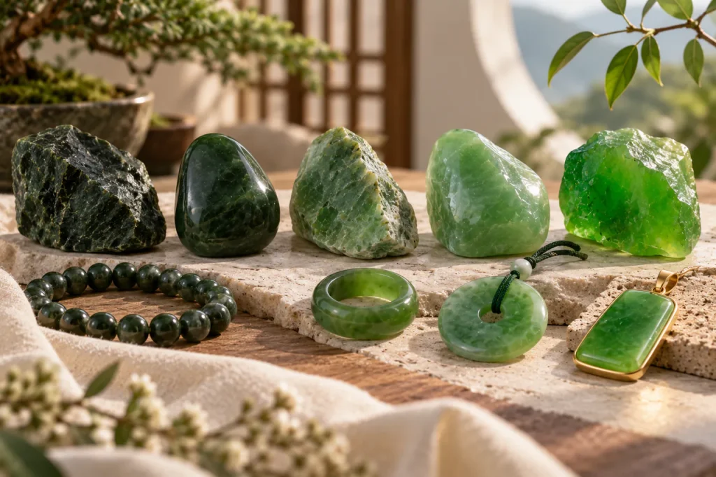 Visuel d’ouverture pour les verts du jade, du vert épinard au vert franc