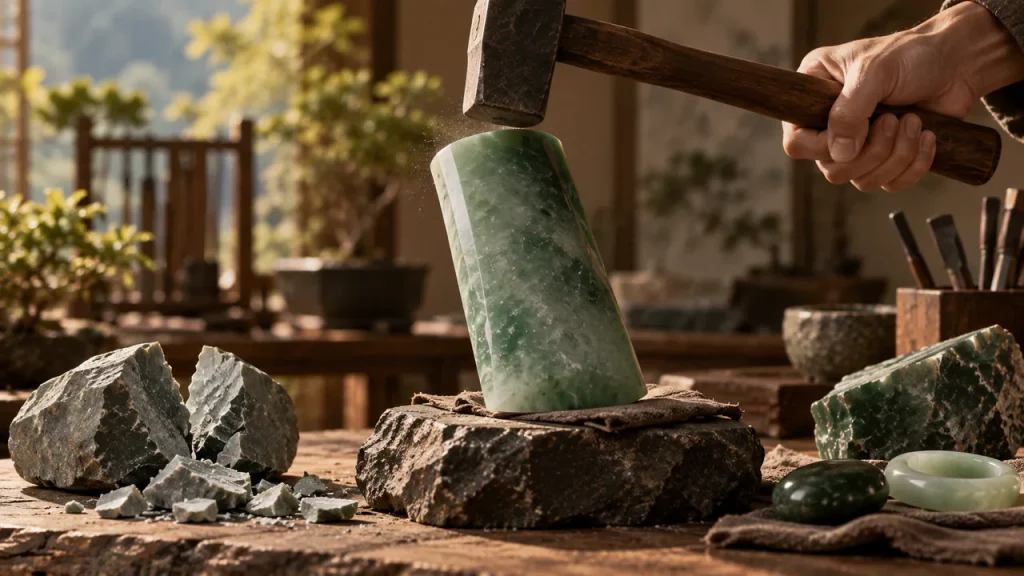 Vue d’ouverture : pourquoi le jade ne se casse presque pas