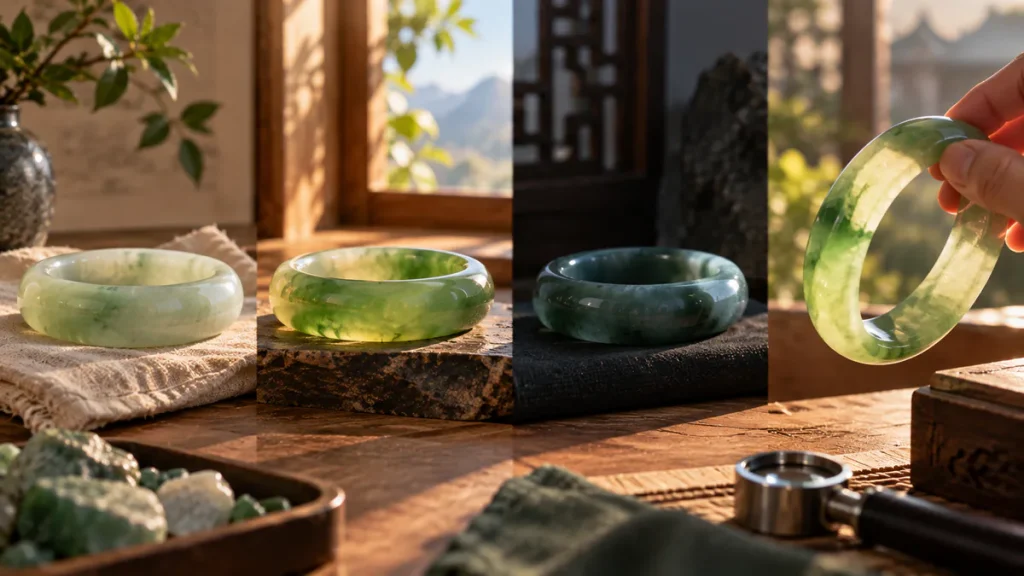 En-tête de l’article sur un jade qui change de couleur